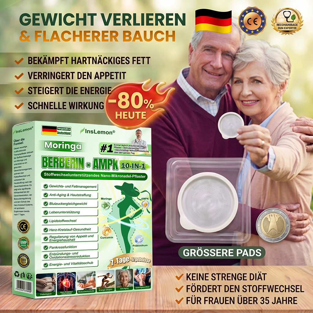 🎁 Nur noch 5 Packungen verfügbar! Profitieren Sie von zusätzlichen 50 % Rabatt! Bringen Sie Ihren Körper wieder in Form und führen Sie einen gesünderen Lebensstil. Verpassen Sie diese Gelegenheit nicht: Dieses Angebot ist nur für kurze Zeit verfügbar!